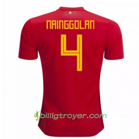 Billige Fotballdrakter Belgia Nainggolan 4 VM 2018 Hjemmedraktsett